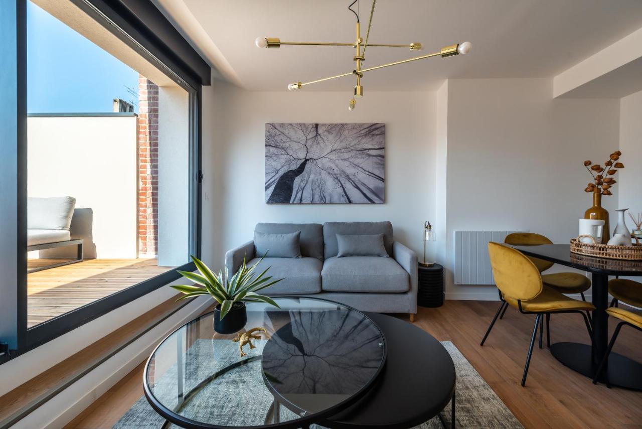 Downtown Rooftop - Centre Ville - Wifi - Terrasse - Netflix Amiens Exterior photo