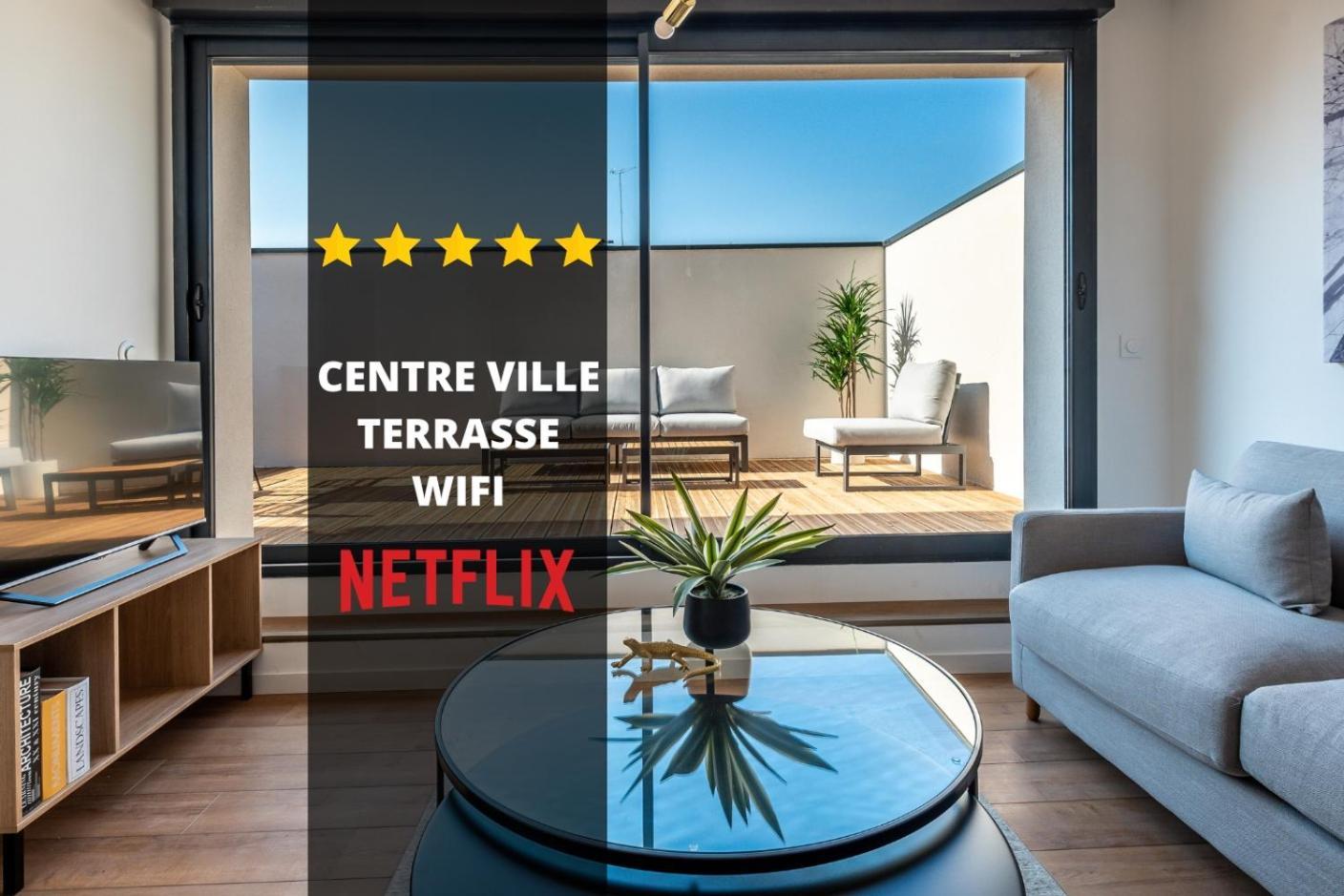 Downtown Rooftop - Centre Ville - Wifi - Terrasse - Netflix Amiens Exterior photo